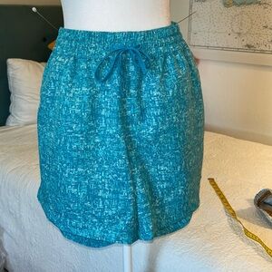 Teal Athletic Shorts for Women